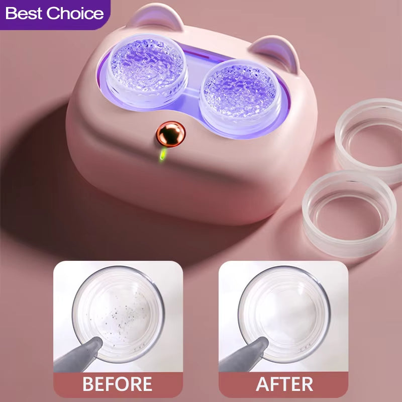 Ultrasonic Contact Lens Cleaner – Deep Clean, Gentle Care, Crystal Clear Vision